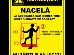 Placuta cu instructiuni nacela